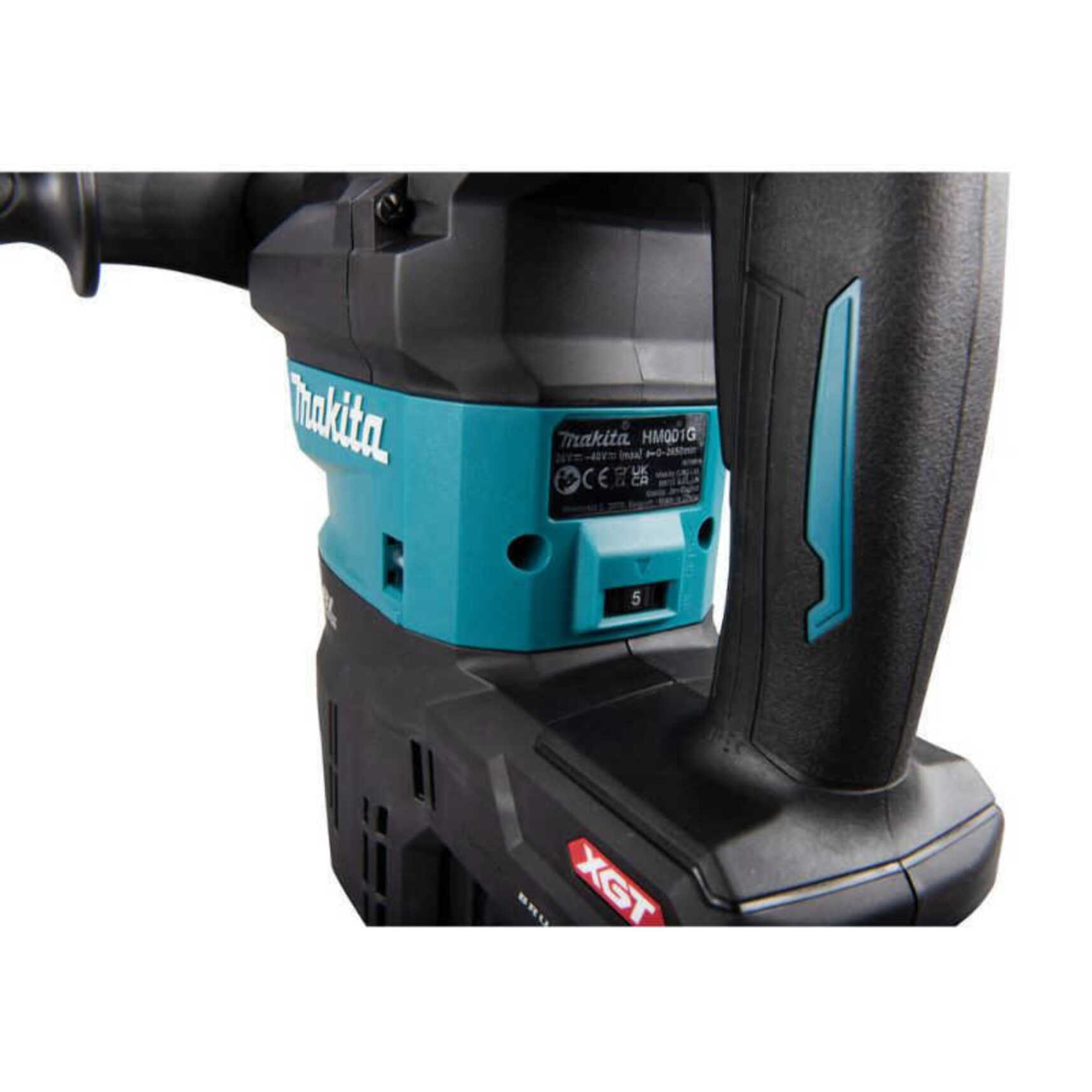 Marteau piqueur sans fil SDS-Max 36V 9,4 J + AWS - MAKITA - sans batterie, ni chargeur - en coffret - HM001GZ02