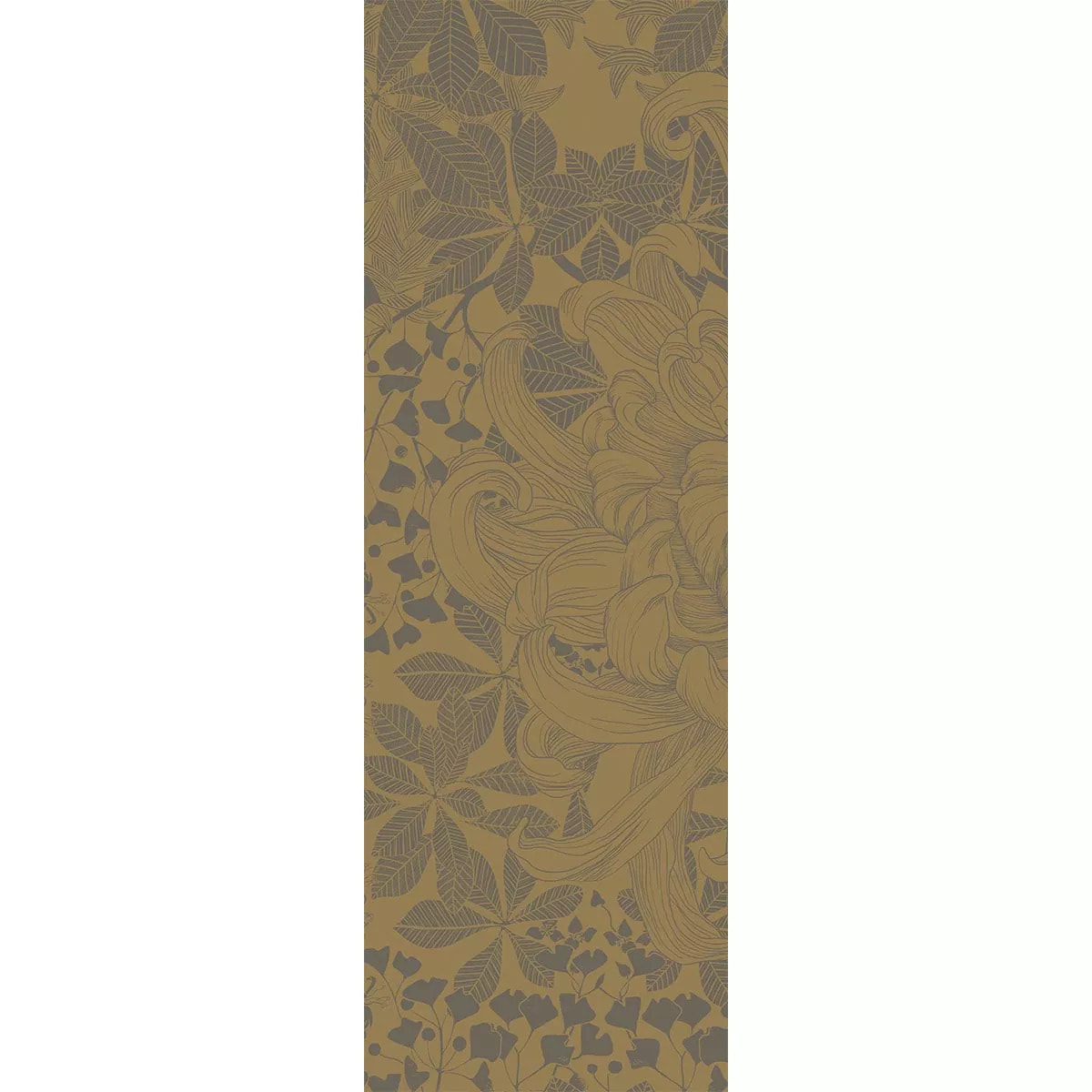 Chemin de table pur coton anti tache motif jacquard Super nature or pale