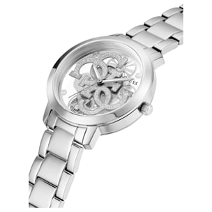 Guess Reloj Analógico De Cuarzo Gt Quattro Clear