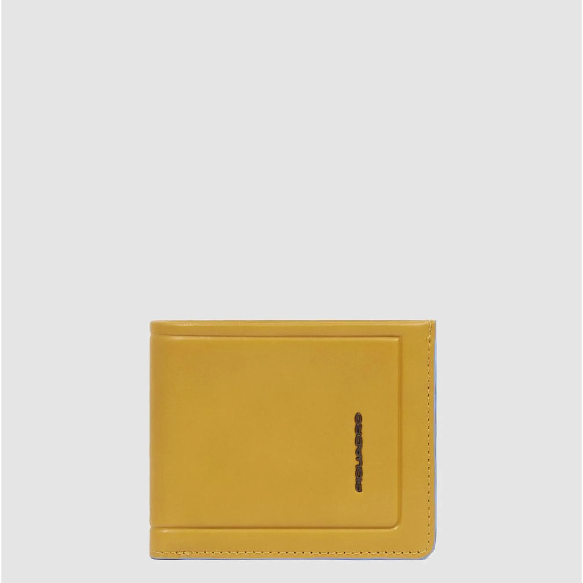 Piquadro Portafogli in pelle con porta documenti rimovibile, schermato protezione RFID