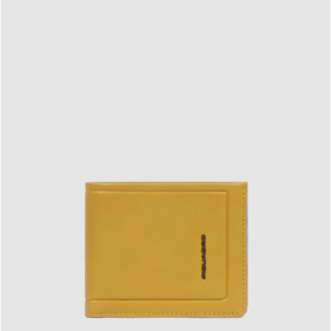 Piquadro Portafogli in pelle con porta documenti rimovibile, schermato protezione RFID