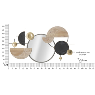 SPECCHIO DA MURO ABSTRACT CM 90,2X5,1X50,2
