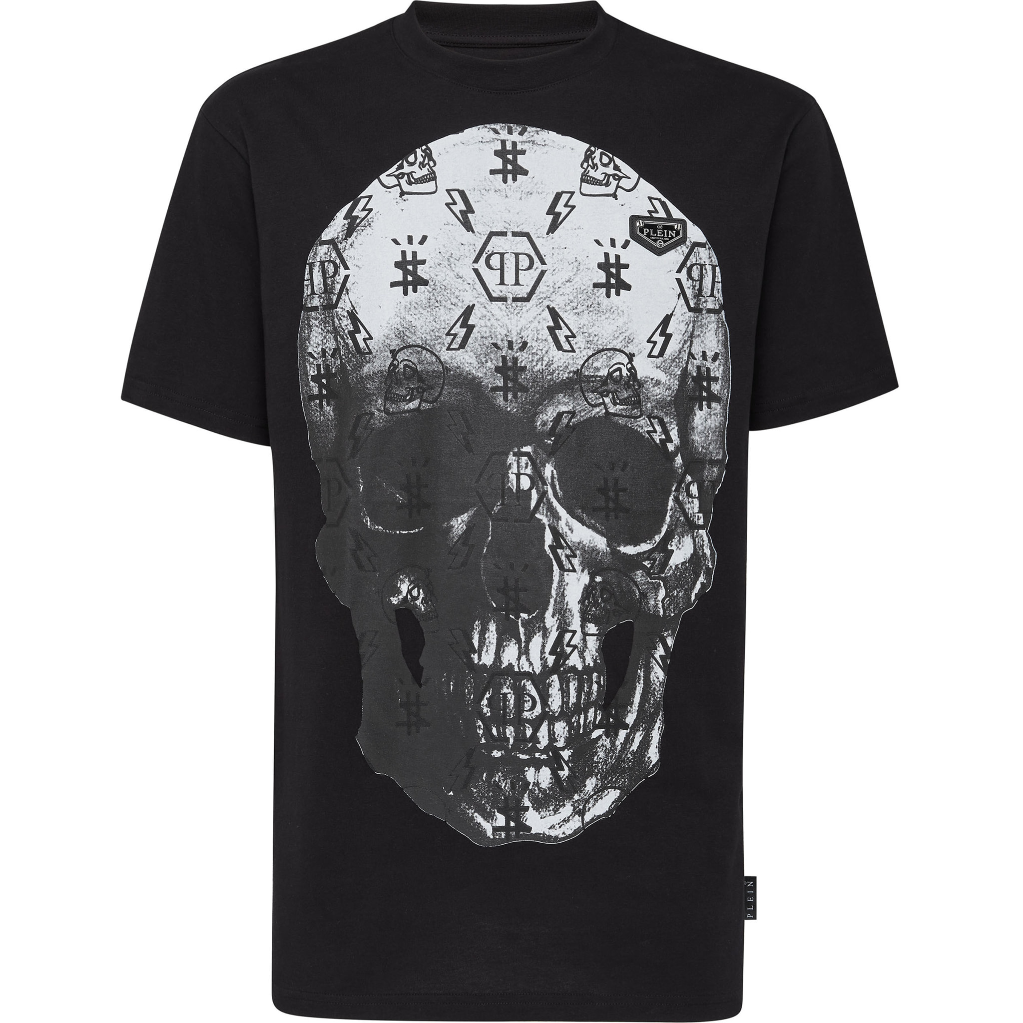 PHILIPP PLEIN T-Shirt Round Neck SKULL