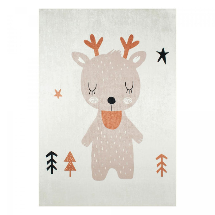 Tapis enfant tissé motif animaux MUNA