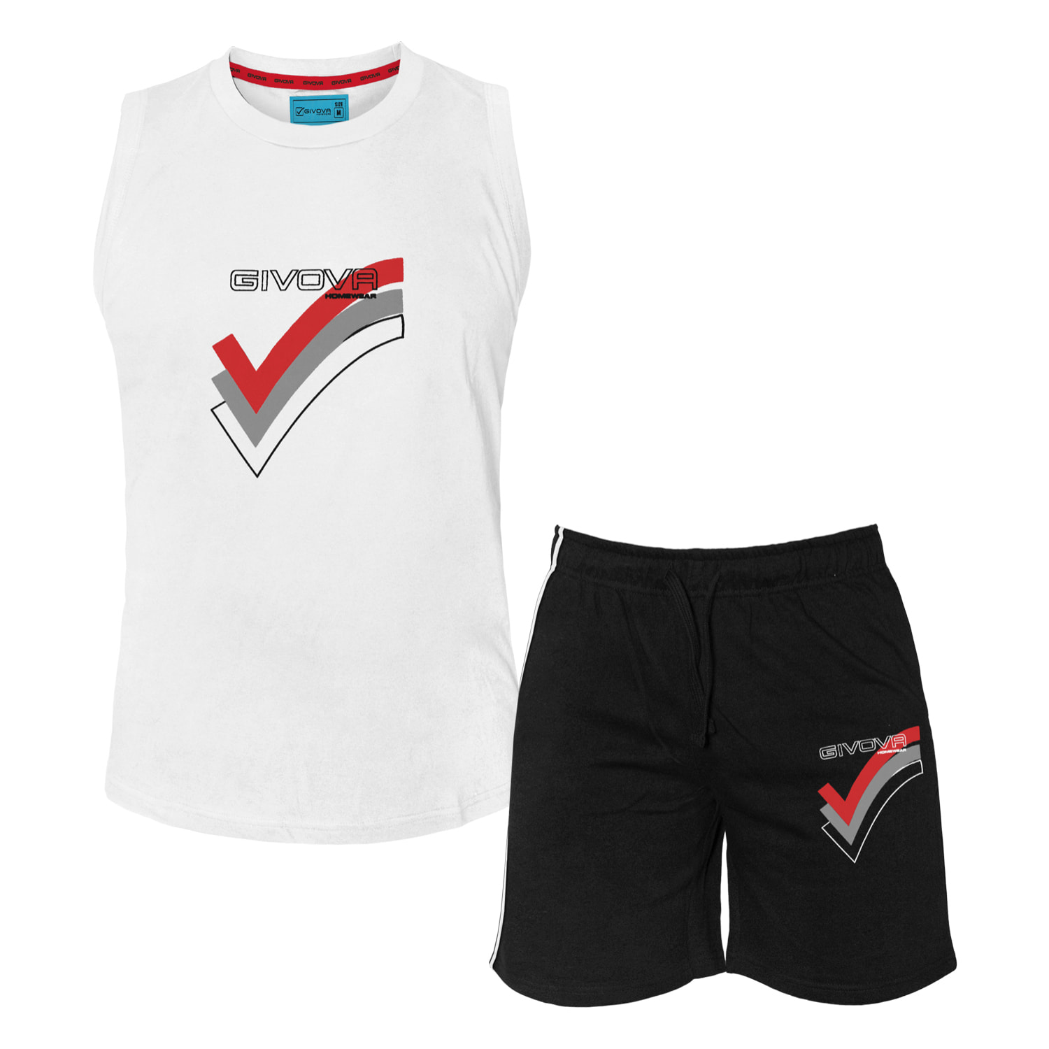 Completo Homewear Uomo Smanicato GIVOVA Cotone