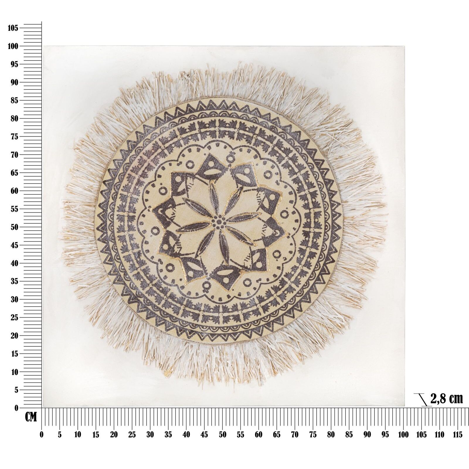 DIPINTO SU TELA MALINDI CM 100X2,8X100