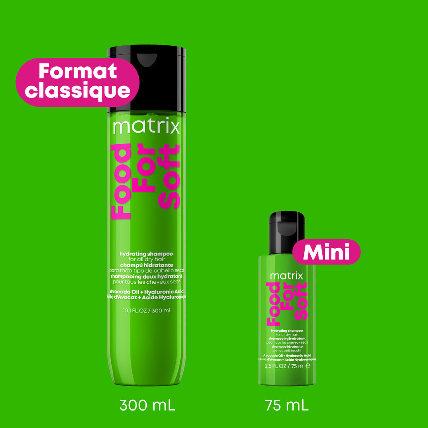 Food For Soft - Shampooing Hydratant pour Cheveux Secs à Très Secs
