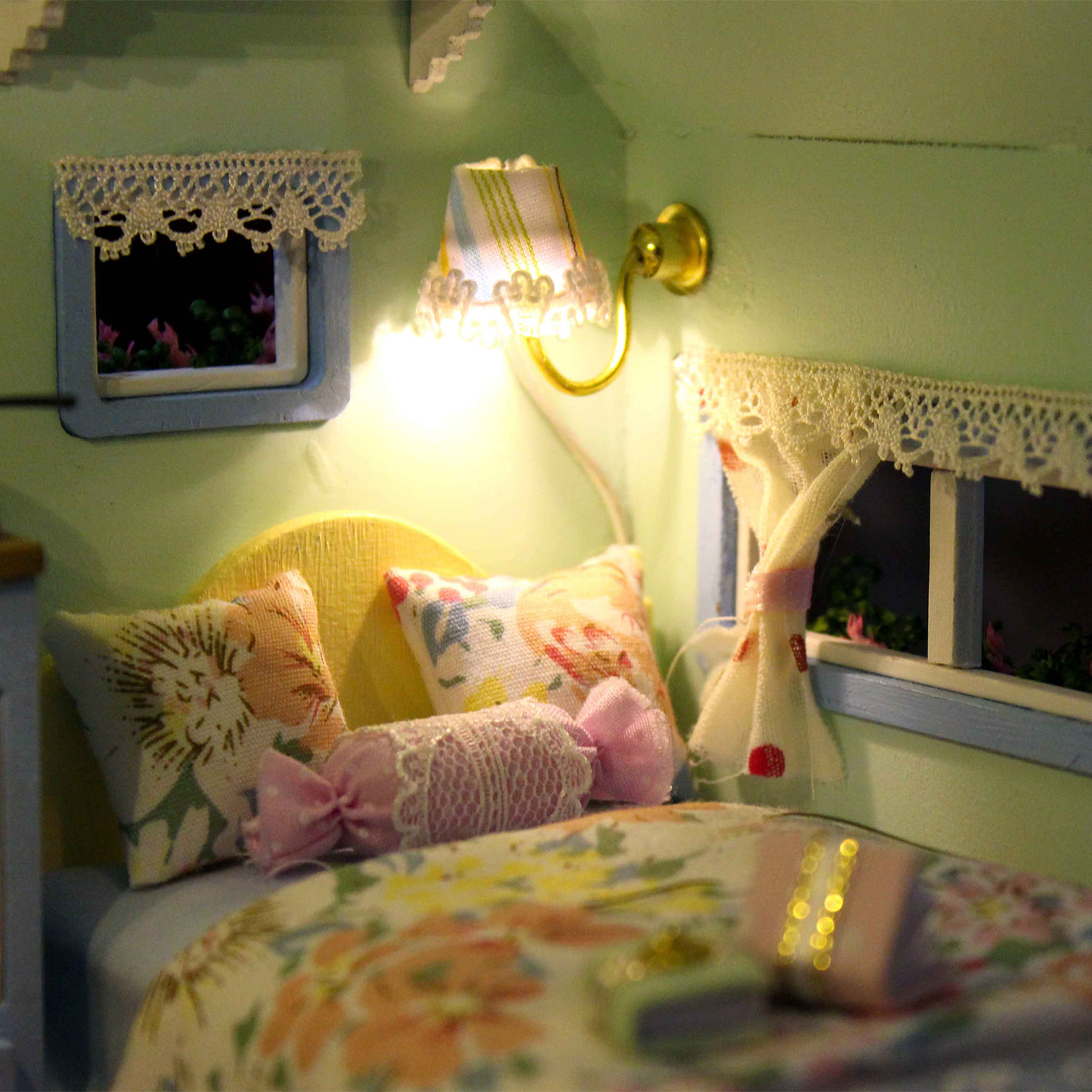 Caravana, un viaje por el tiempo. Maqueta 3D, realista con gran detalle y luces led.