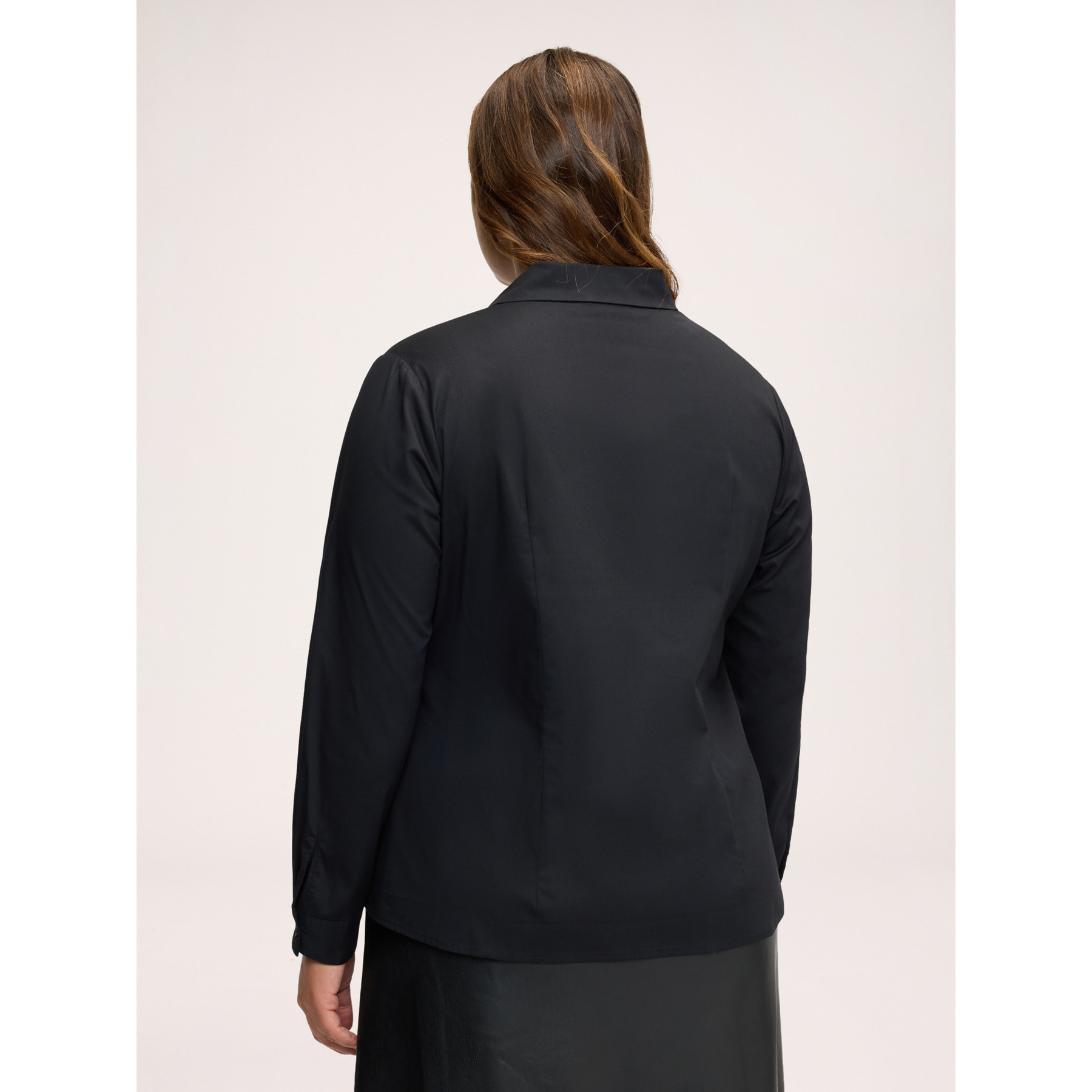 Fiorella Rubino - Camicia in cotone con applicazioni gioiello - Nero