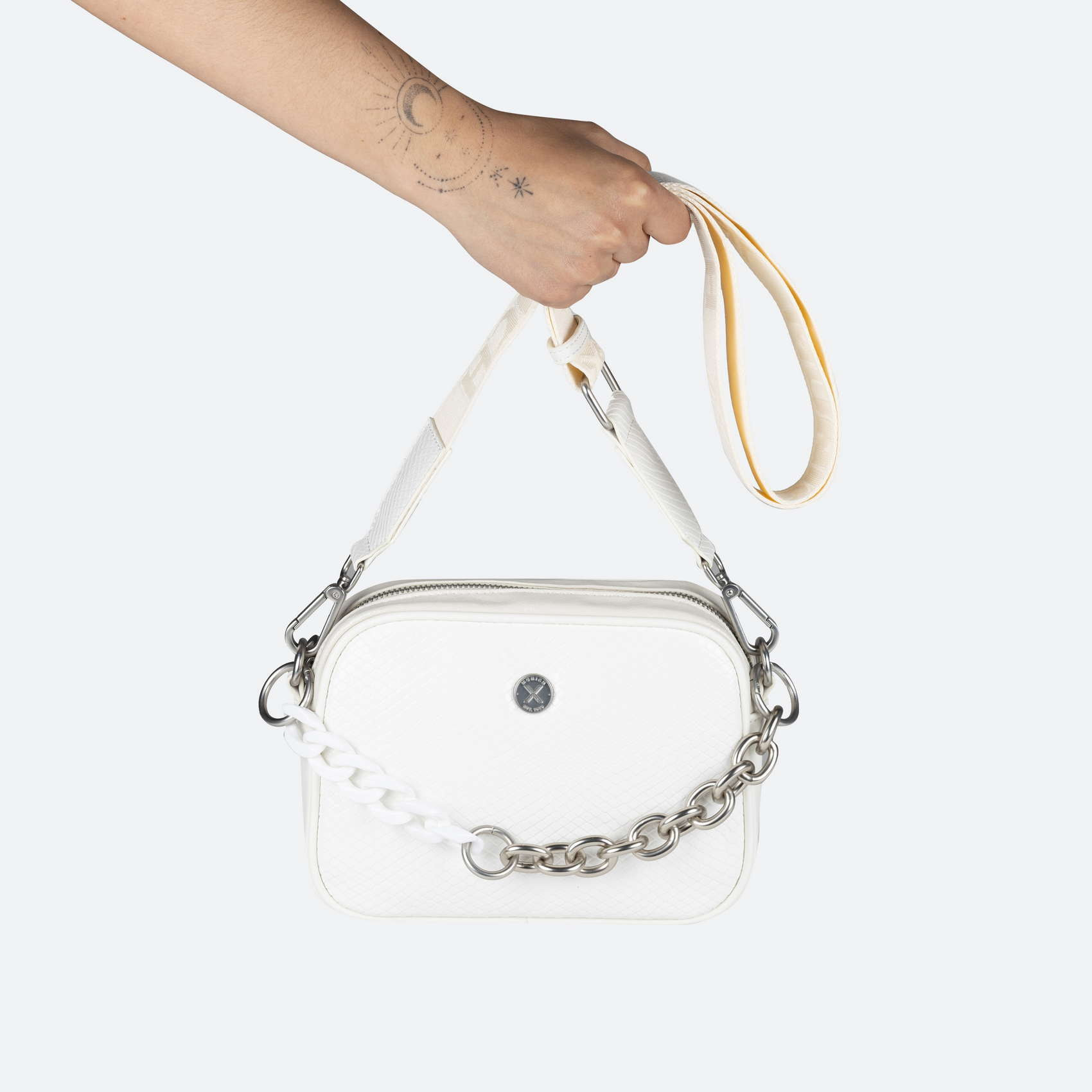 BOLSO SPLASH CROSSBODY CAMERA WHITE