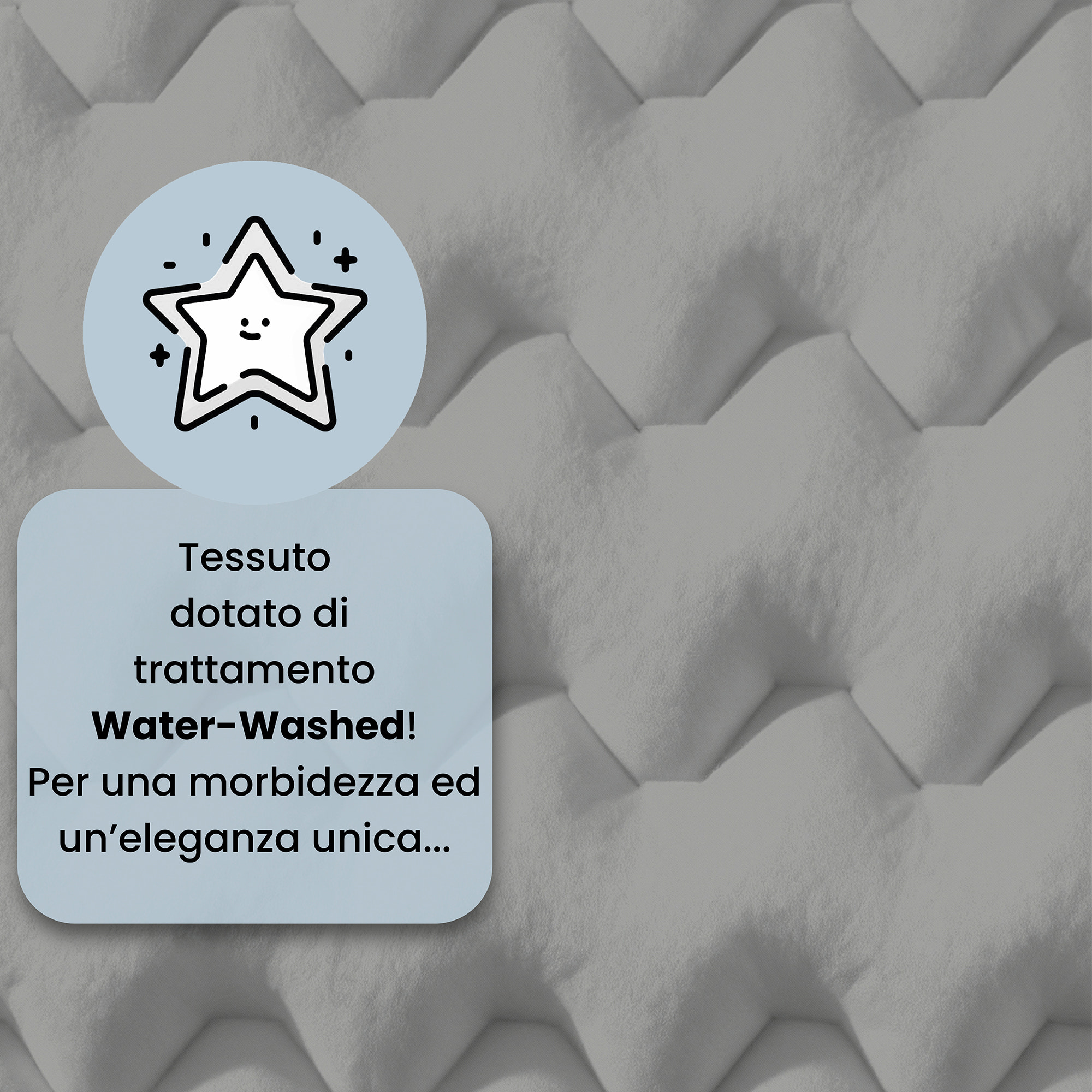 TRAPUNTA INVERNALE WATERWASHED MATRIMONIALE Made in Italy