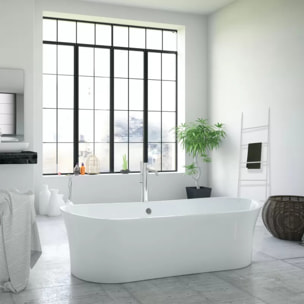 PORTE-SERVIETTES EN METAL JAYDEN 6 NIVEAUX BLANC