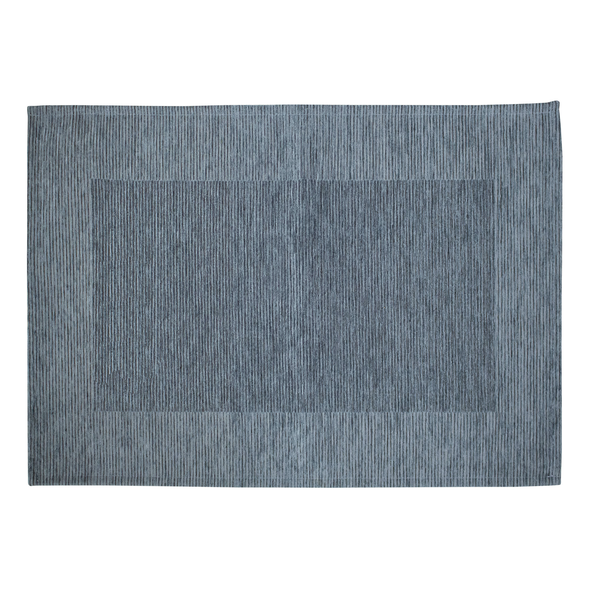 TAPPETO DA CUCINA RIGHE AZZURRO TOPAZIO CON FONDO ANTISCIVOLO