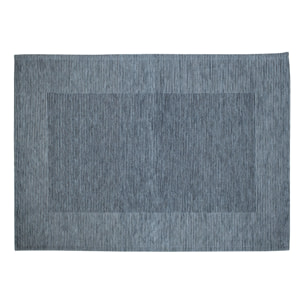 TAPPETO DA CUCINA RIGHE AZZURRO TOPAZIO CON FONDO ANTISCIVOLO