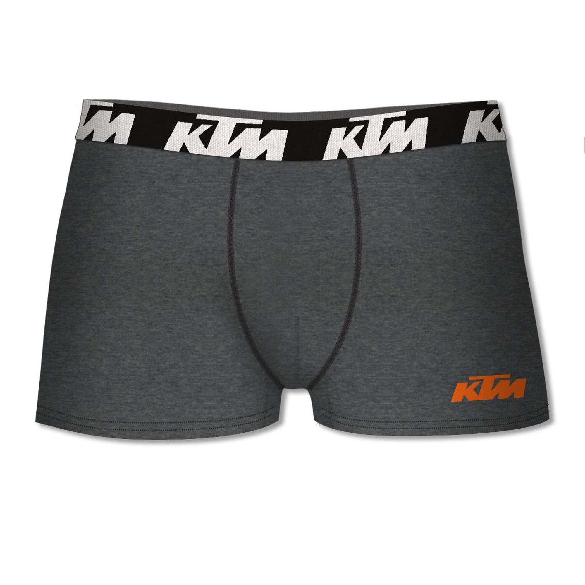 Set de 4 calzoncillos bóxer ktm  gris claro y gris oscuro