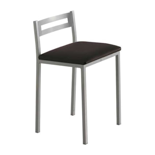 Set de 4 taburetes – Polipiel y metal