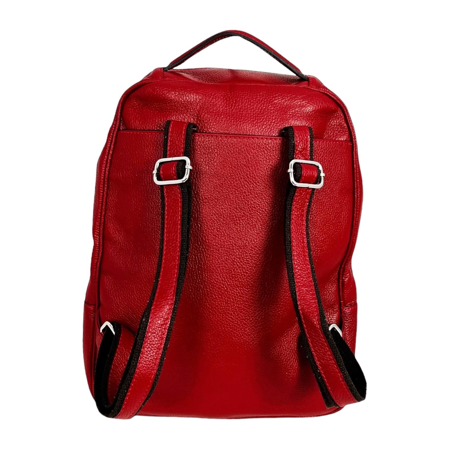 Mochila Cheval Firenze James Max Rojo Oscuro