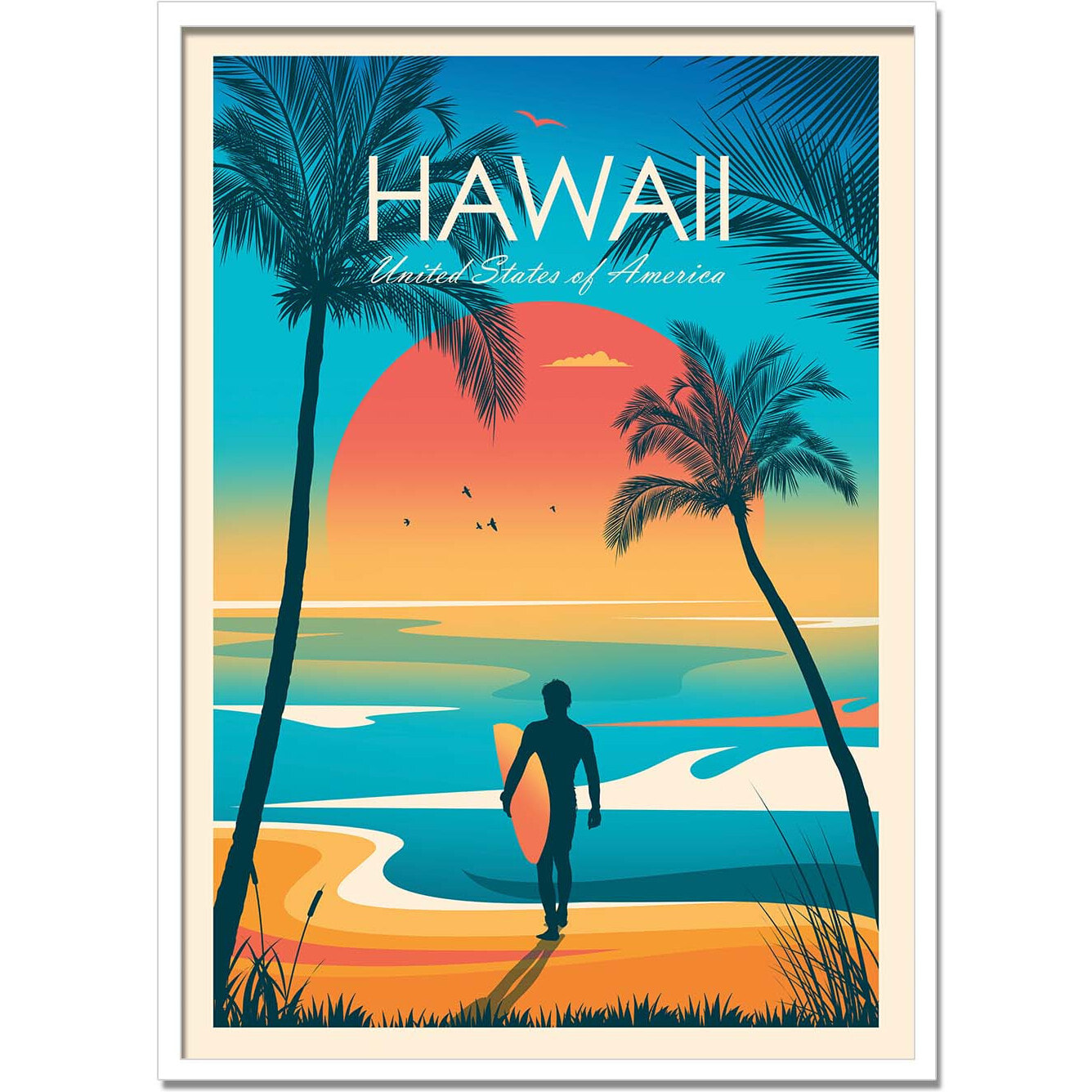 Affiche - Hawaii - Studio Inception