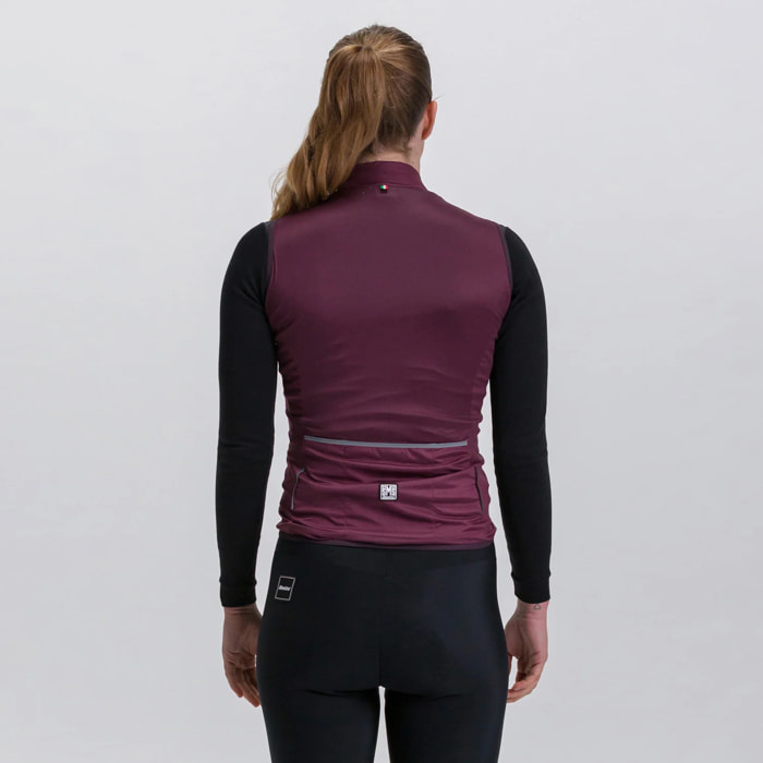 Nebula Women's Wind Vest - Bourgogne - Bourgogne