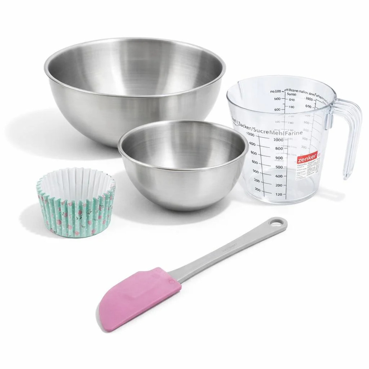 Set de 54 ustensiles de pâtisserie moules à gâteaux bols spatule et verre doseur Zenker Smart Pastry