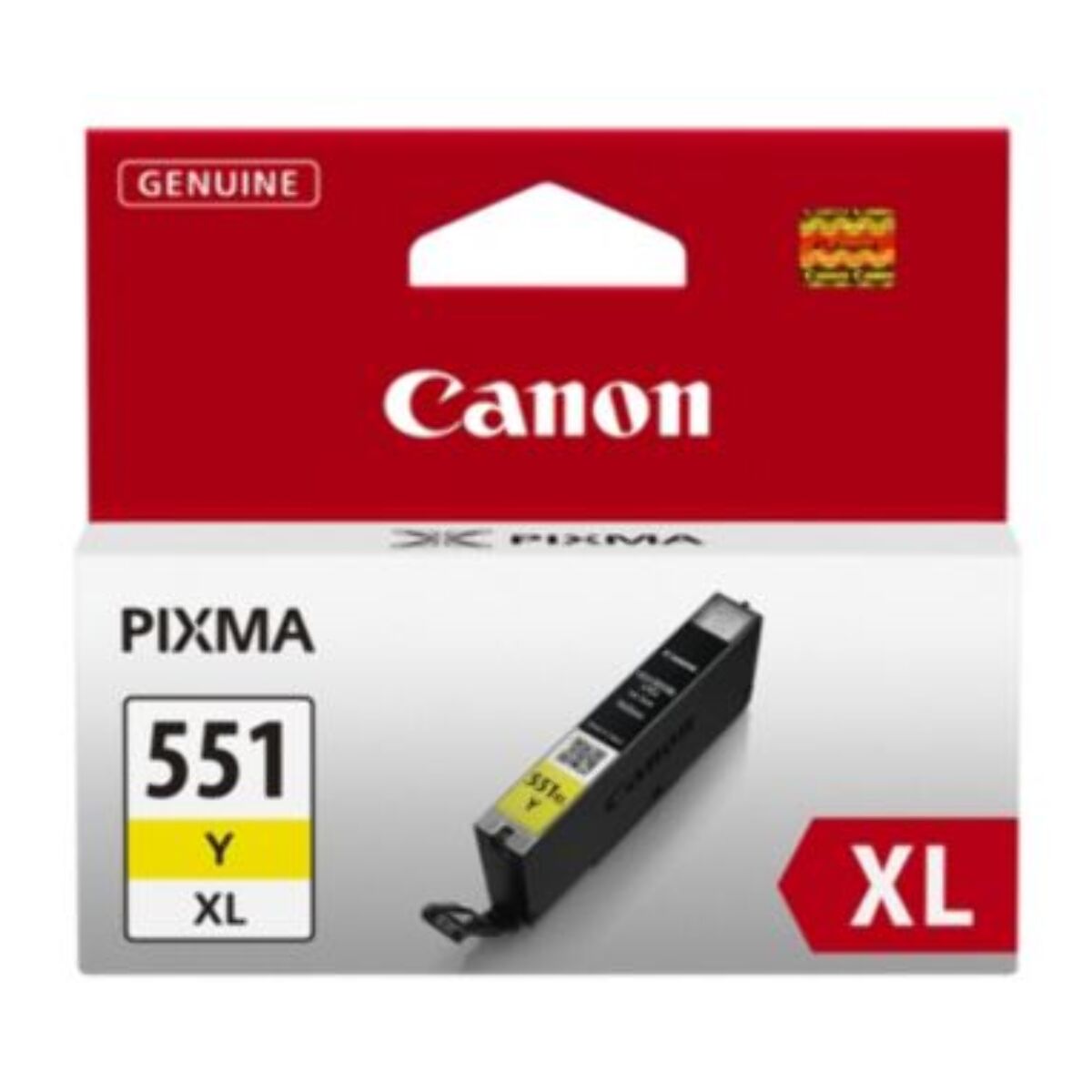 Cartouche d'encre CANON Originale CLI-551 XL Jaune (Yellow) Haute Capacité - 6448B001