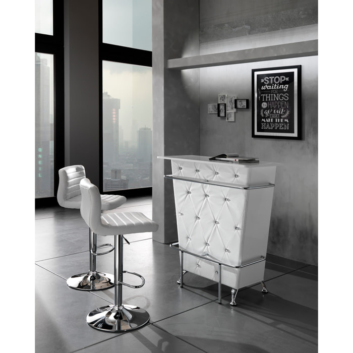 Tableau décoratif Tomasucci STOP WAITING FOR, en MDF et PVC, noir, 57 × 2,5 × 77 cm