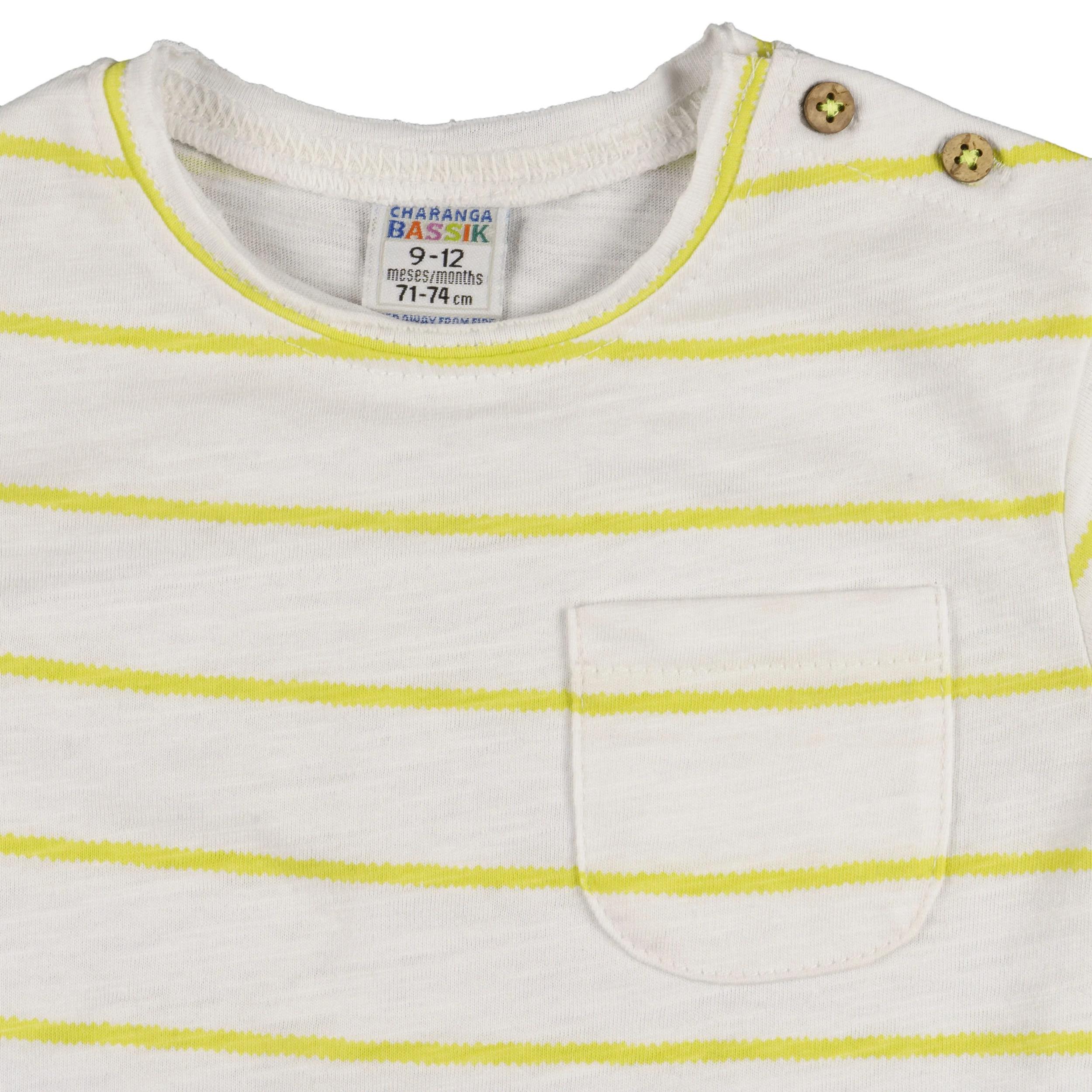 T-shirt Bebe Jaune