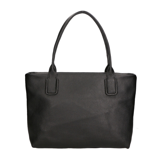 Borsa a spalla da donna - Modello Lorena - Vera pelle - 39.0 x 26.0 x 11.0 cm