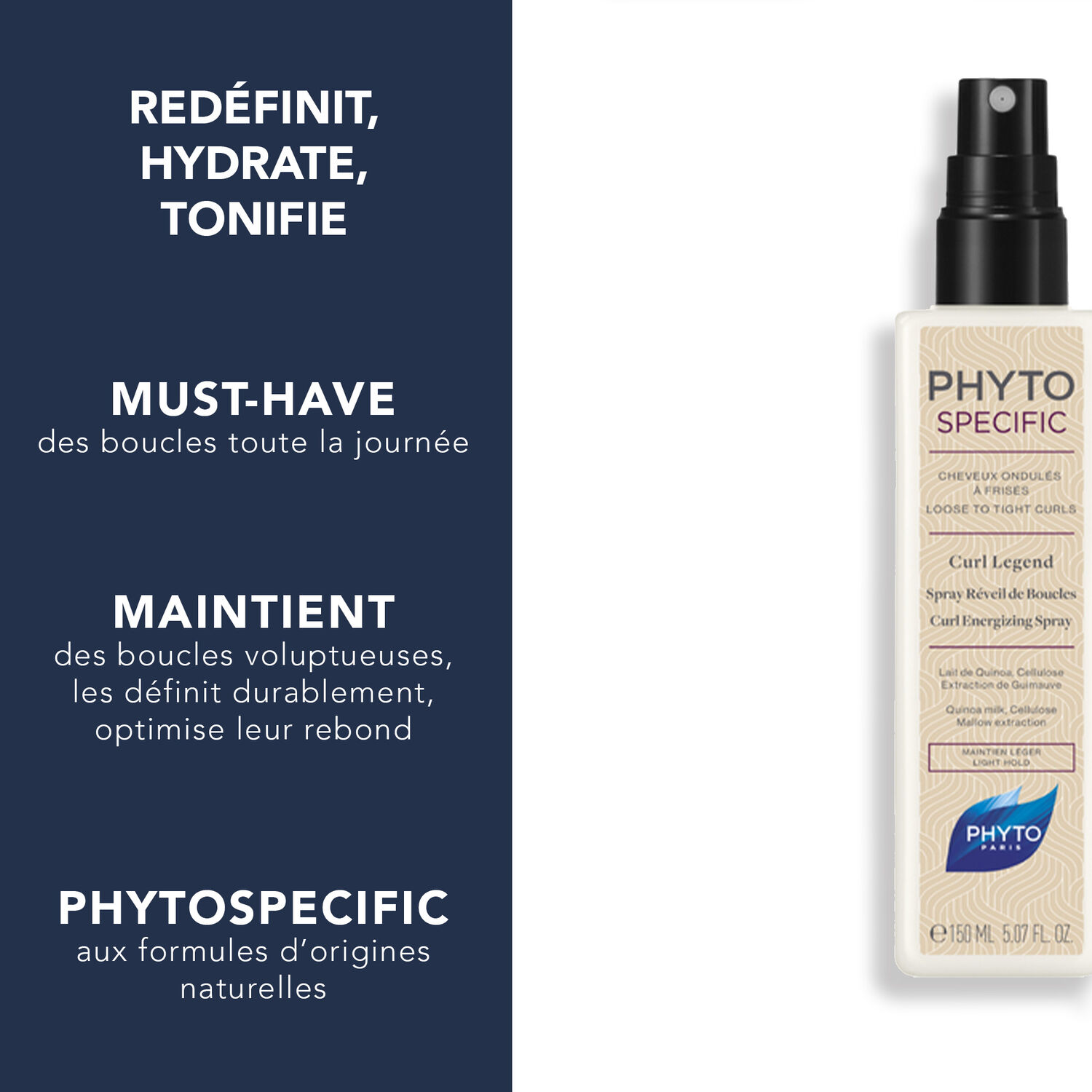 Phytospecific - Curl Legend Spray Réveil de Boucles