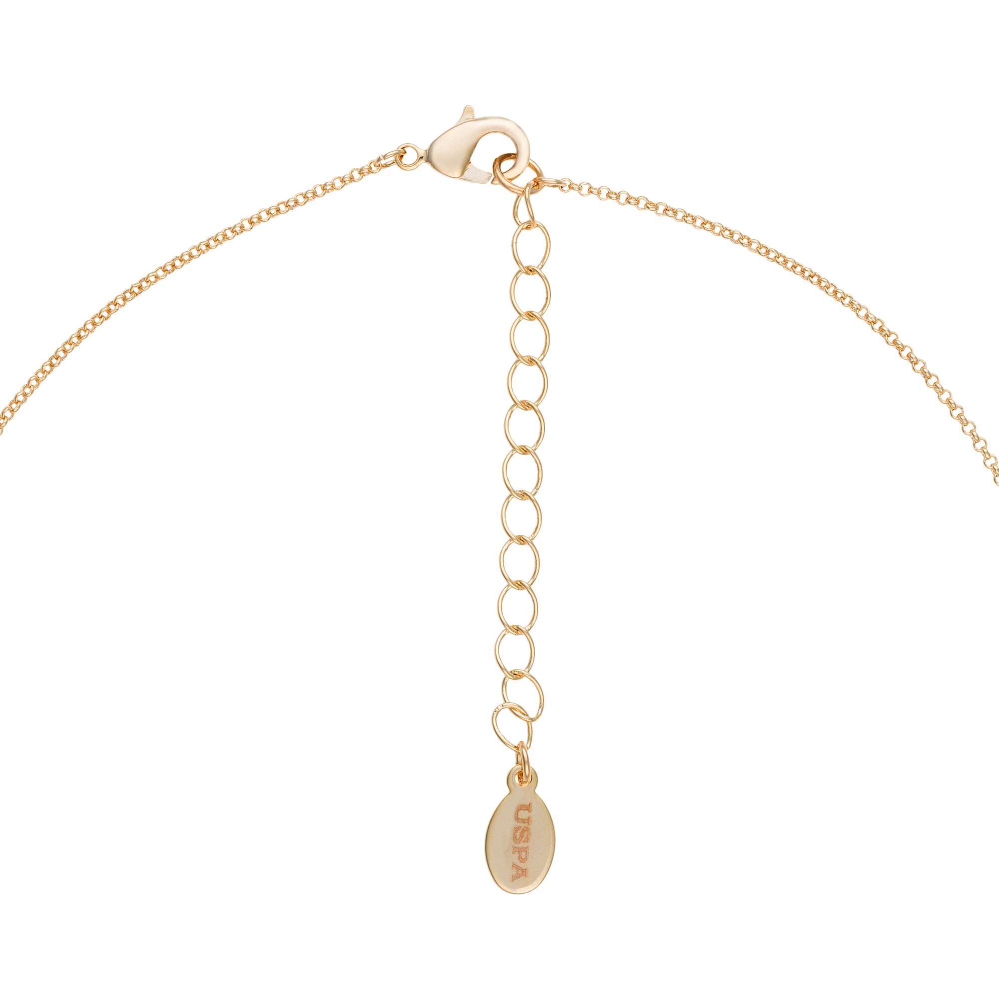Collana U.S. Polo Assn. In metallo placcato oro