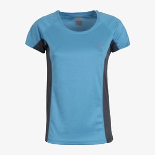 T-shirt Esercito a maniche corte sport azzurra donna