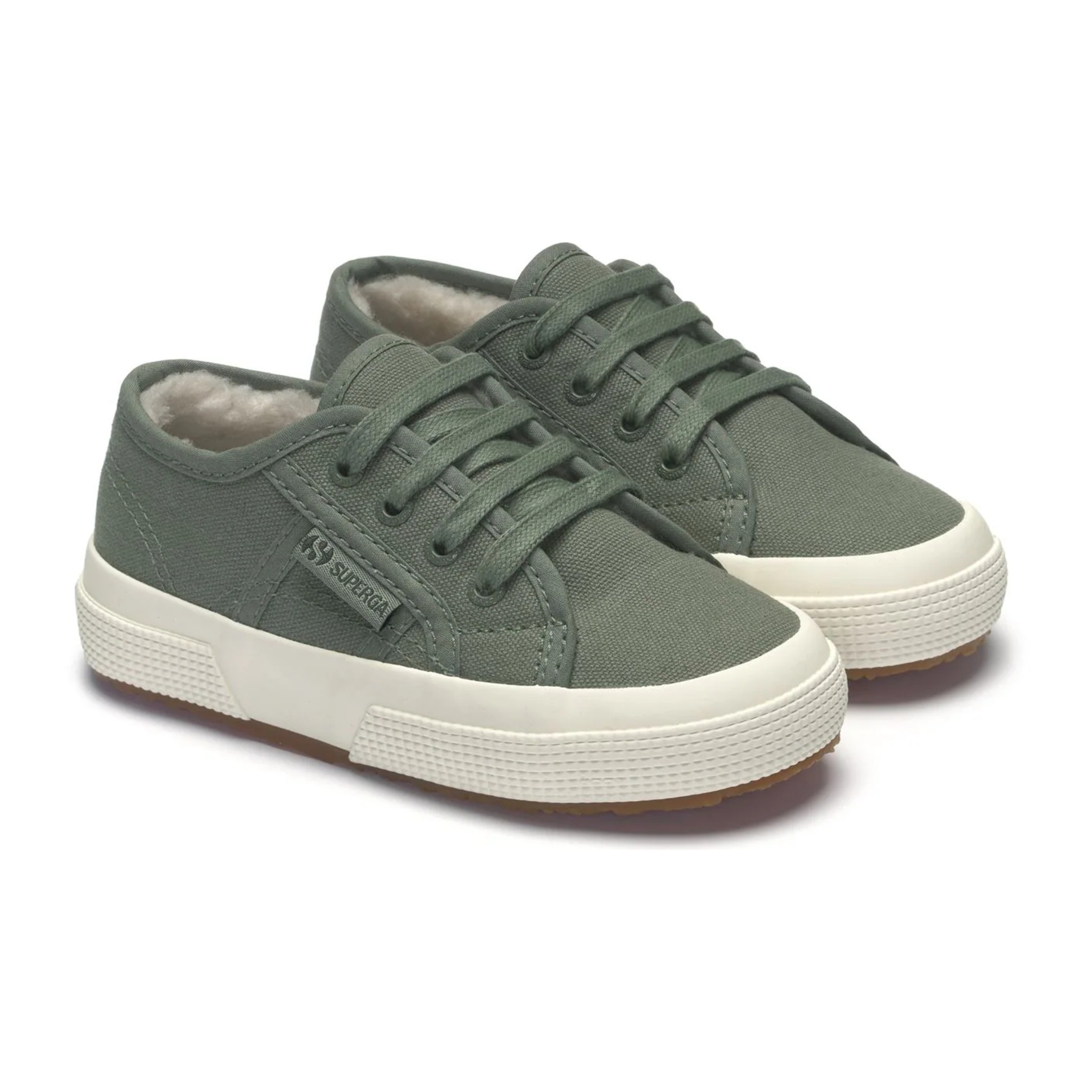 Le Superga Bambino/A Verde 2750 KIDS WATERPROOF COTTON