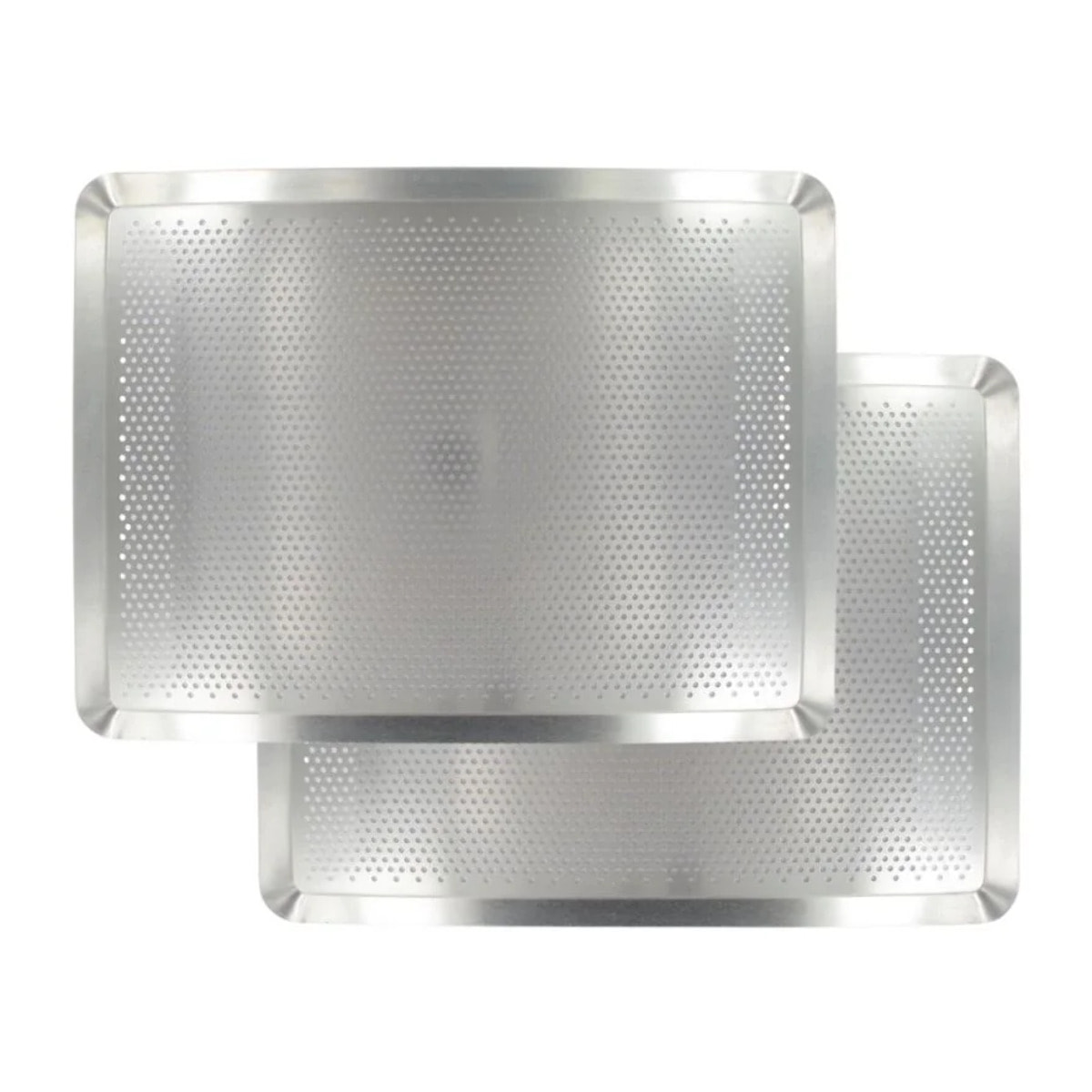 Lot de 2 plaques à pâtisserie perforées en inox Zenker Special Cooking