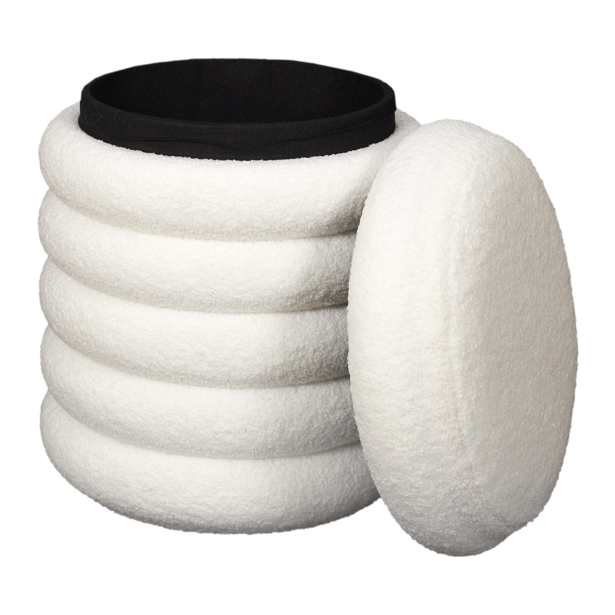 POUF RANGEMENT BOUCLETTE FREYA