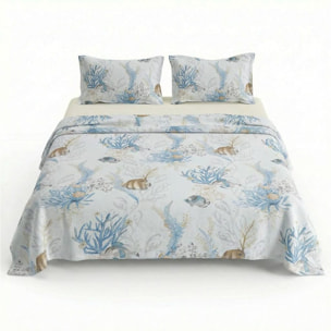 Set completo letto in cotone - MULTICOLORE