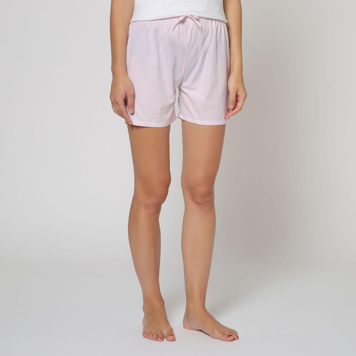 Pantaloncino LADY LAW righe rosa