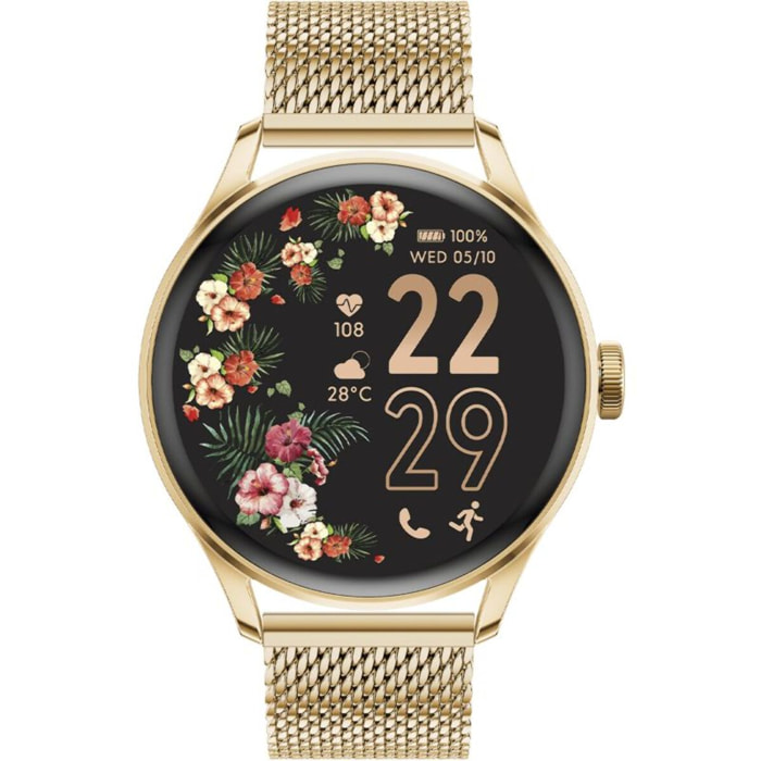 Montre connectée ICEWATCH Ice Smart 2.0 Or Bracelet Millanais 1.2