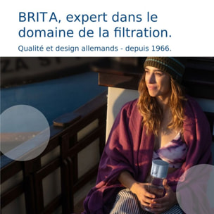 Gourde filtrante BRITA filtrante Vital bleu clair