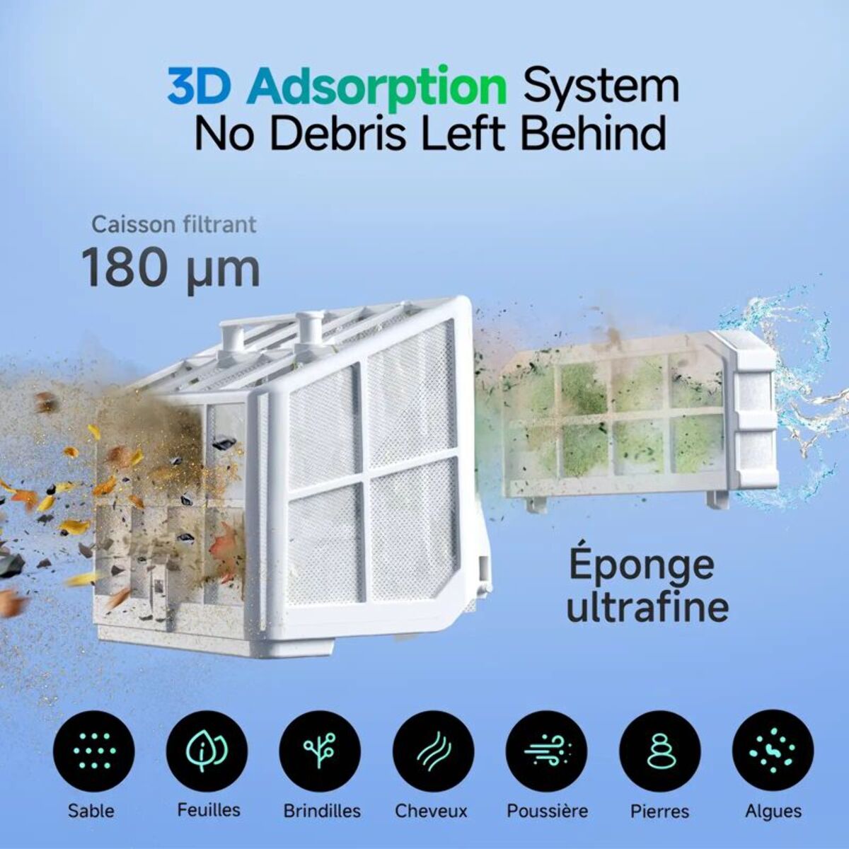 Robot piscine WYBOT S2 Solar