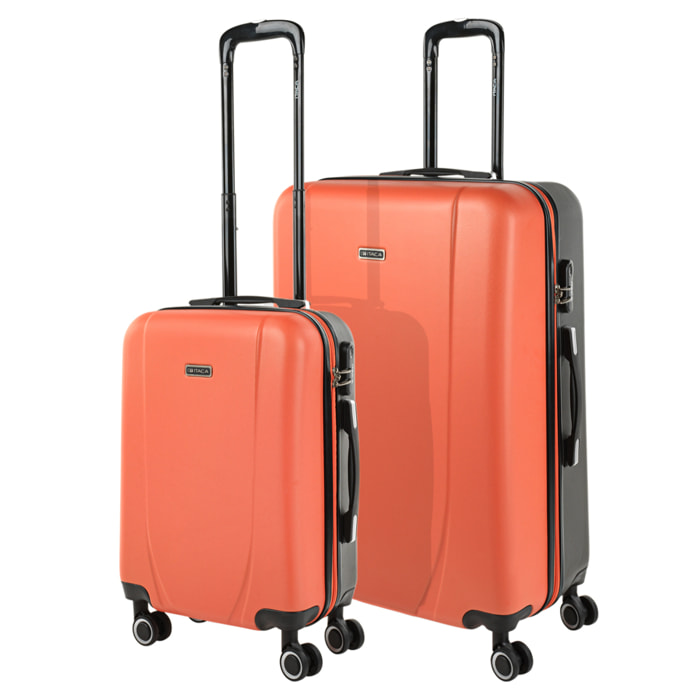 Maleta Itaca Tiber Coral-Antracita
