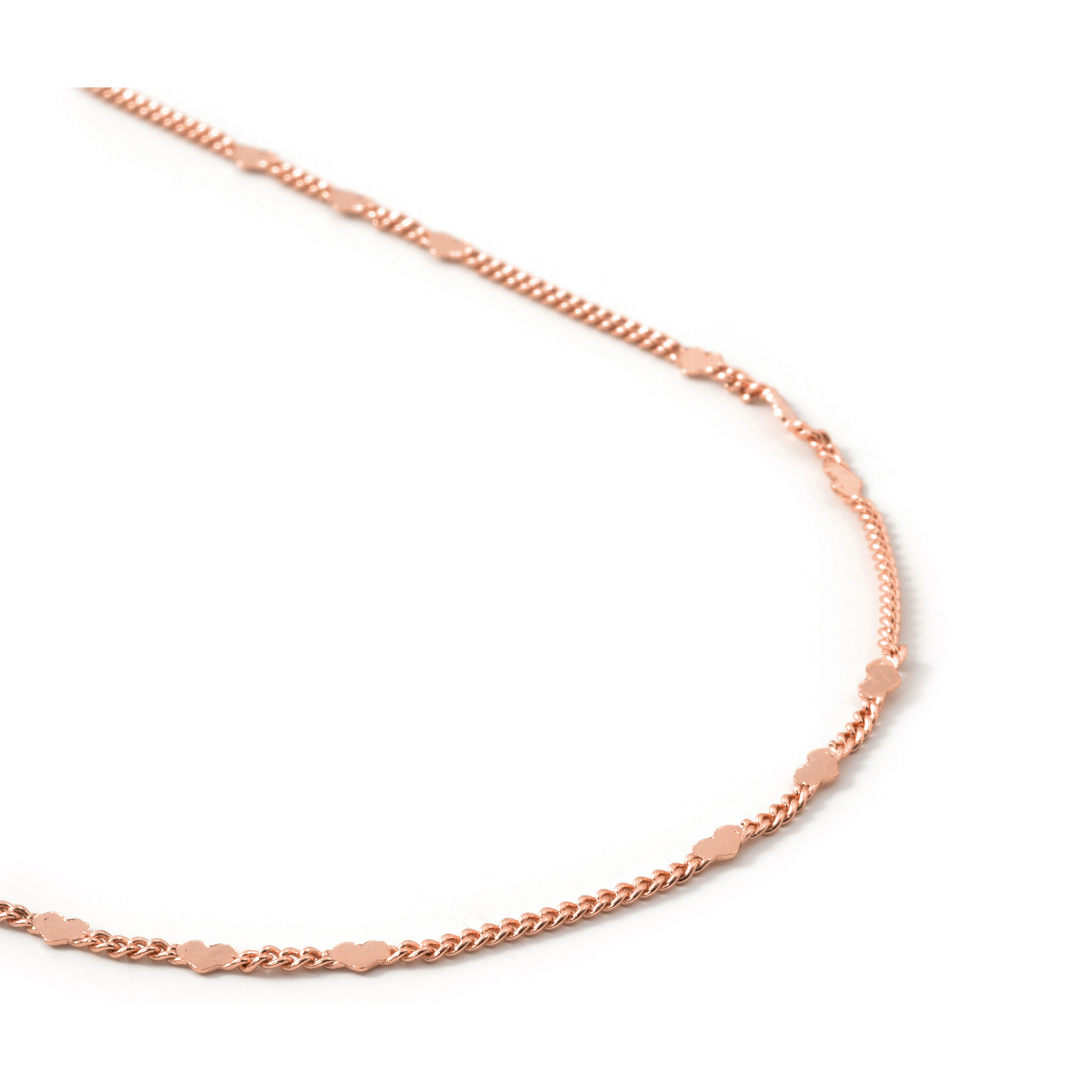 Collar Fons acabado oro rosa 18k