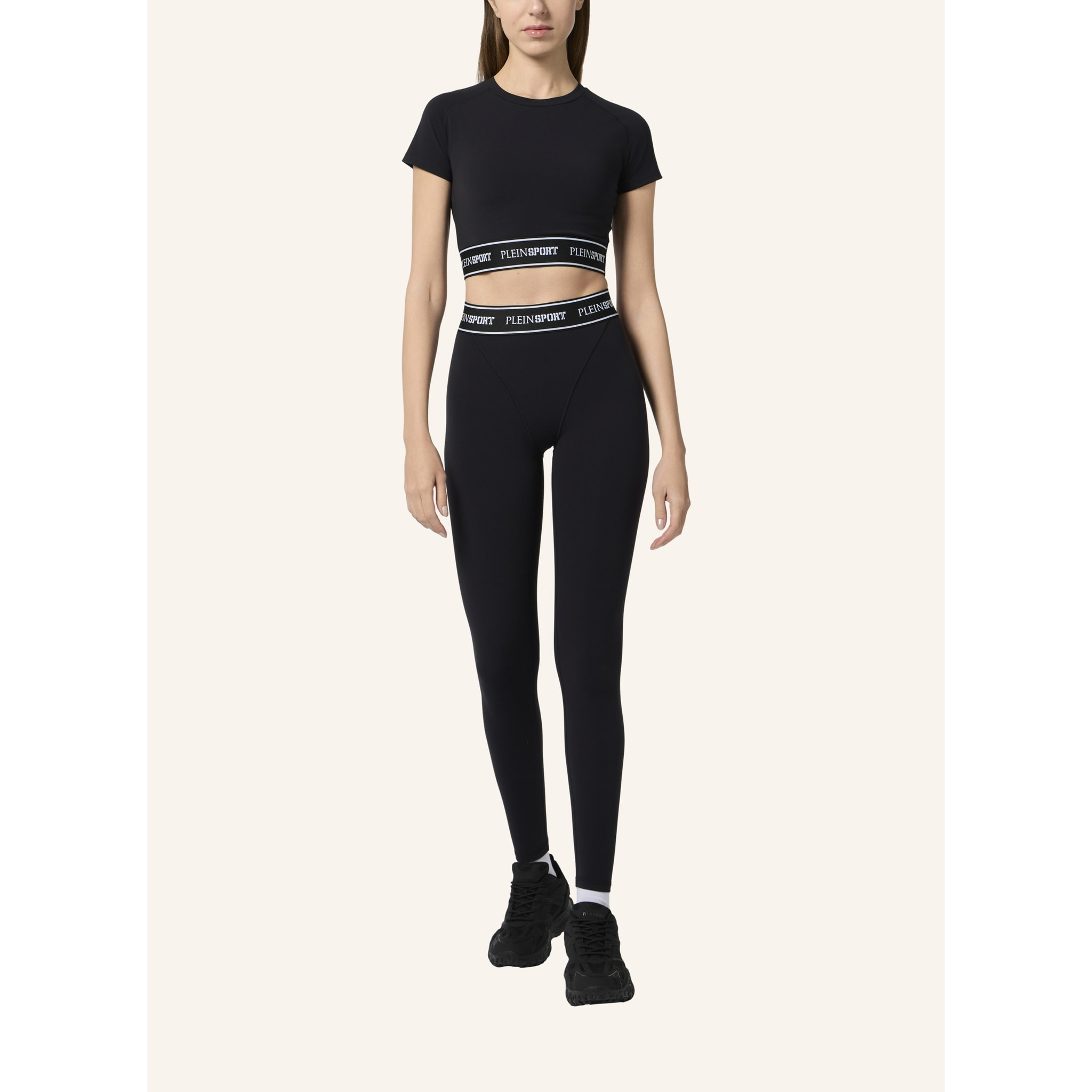 PLEIN SPORT Fleece Jogging Leggings