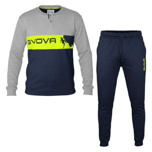 Pigiama Lungo Uomo GIVOVA Caldo Cotone Interlock