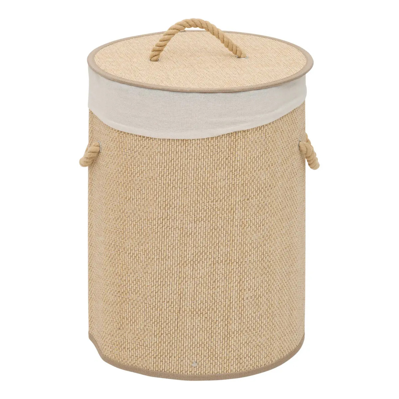 Panier à linge Stemy 48L beige