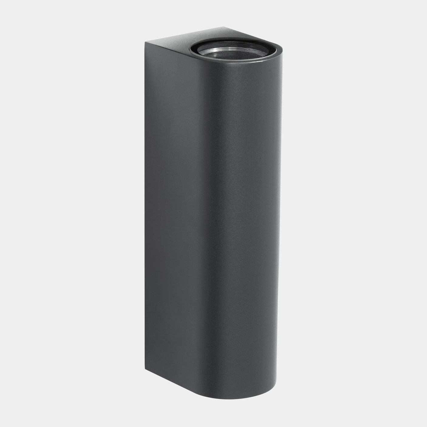 LedsC4 Aplique LED Exterior IP66 Doble Emisión 15W Luz Cálida 2700K, Control DALI-2, Aluminio Gris Urbano, Ideal para Fachadas y Terrazas, 747 Lúmenes, Diseño Moderno y Resistente