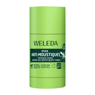 WELEDA - Stick anti-moustiques 18 G - Stick anti-moustiques - Efficace aussi contre les moustiques tigres