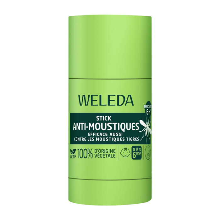 WELEDA - Stick anti-moustiques 18 G - Stick anti-moustiques - Efficace aussi contre les moustiques tigres