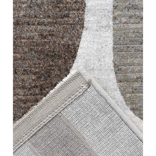 Tappeto Salotto Beige Grigio Marrone