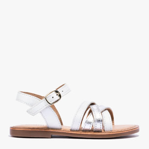 Sandali da bambina con fibbia Napa in