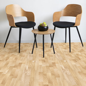 Revêtement sticker sol - PARQUET BOIS CLAIR - Rouleau adhésif Protection Anti-dérapant